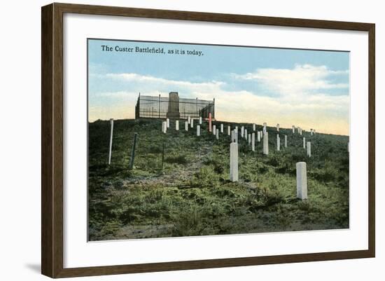 Custer Battlefield-null-Framed Art Print