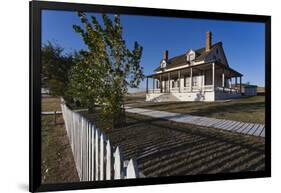 Custer House, Fort Abraham Lincoln Sp, Mandan, North Dakota, USA-Walter Bibikow-Framed Photographic Print