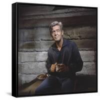 Custer l homme by l ouest by RobertSiodmak with Robert Ryan, 1967 (photo)-null-Framed Stretched Canvas