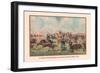 Custer Massacre at Big Horn, Montan June 25, 1876-Arthur Wagner-Framed Art Print