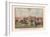 Custer Massacre at Big Horn, Montan June 25, 1876-Arthur Wagner-Framed Art Print