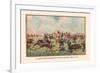 Custer Massacre at Big Horn, Montan June 25, 1876-Arthur Wagner-Framed Art Print