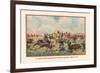 Custer Massacre at Big Horn, Montan June 25, 1876-Arthur Wagner-Framed Art Print