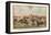 Custer Massacre at Big Horn, Montan June 25, 1876-Arthur Wagner-Framed Stretched Canvas