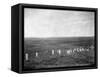 Custer's Battlefield Cemetery-H.R. Locke-Framed Stretched Canvas