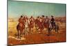 Custer's Demand-Charles Shreyvogel-Mounted Art Print