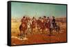 Custer's Demand-Charles Shreyvogel-Framed Stretched Canvas