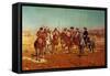 Custer's Demand-Charles Shreyvogel-Framed Stretched Canvas