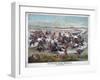 Custer's Last Charge-null-Framed Giclee Print