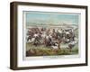 Custer's Last Charge-null-Framed Giclee Print