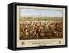 Custer's Last Fight Color Print from Painting-null-Framed Stretched Canvas