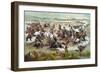 Custer's Last Stand-Theo Fuchs-Framed Art Print