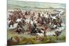 Custer's Last Stand-Theo Fuchs-Mounted Premium Giclee Print