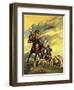 Custer's Last Stand-English School-Framed Giclee Print