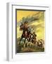 Custer's Last Stand-English School-Framed Giclee Print