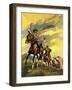 Custer's Last Stand-English School-Framed Giclee Print