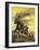 Custer's Last Stand-English School-Framed Giclee Print