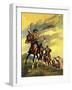 Custer's Last Stand-English School-Framed Giclee Print