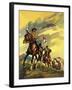 Custer's Last Stand-English School-Framed Giclee Print