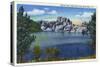 Custer State Park, South Dakota, View of Sylvan Lake in the Black Hills-Lantern Press-Stretched Canvas