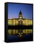 Custom House and River Liffey, Dublin, Eire (Republic of Ireland)-Roy Rainford-Framed Stretched Canvas