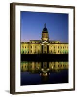 Custom House and River Liffey, Dublin, Eire (Republic of Ireland)-Roy Rainford-Framed Photographic Print