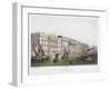 Custom House and River Thames, London, 1854-Louis Julien Jacottet-Framed Giclee Print