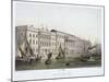 Custom House and River Thames, London, 1854-Louis Julien Jacottet-Mounted Giclee Print