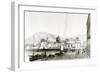 Custom House and St. Vincent's Wharf, Trinidad, Engraved by Eugene Ciceri, c.1850-Jean-michel Cazabon-Framed Giclee Print