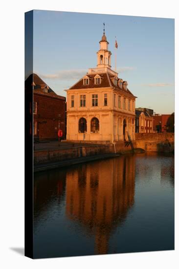 Custom House at Dusk, Purfleet, Kings Lynn, Norfolk-Peter Thompson-Stretched Canvas