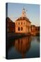 Custom House at Dusk, Purfleet, Kings Lynn, Norfolk-Peter Thompson-Stretched Canvas