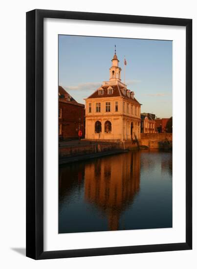 Custom House at Dusk, Purfleet, Kings Lynn, Norfolk-Peter Thompson-Framed Photographic Print