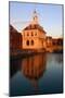 Custom House at Dusk, Purfleet, Kings Lynn, Norfolk-Peter Thompson-Mounted Photographic Print