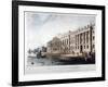 Custom House, City of London, 1817-Joseph Constantine Stadler-Framed Giclee Print