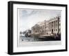 Custom House, City of London, 1817-Joseph Constantine Stadler-Framed Giclee Print