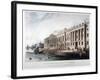 Custom House, City of London, 1817-Joseph Constantine Stadler-Framed Giclee Print