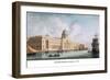 Custom House, Dublin, 1792-James Malton-Framed Art Print