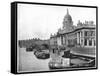 Custom House, Dublin, Ireland, Late 19th Century-John L Stoddard-Framed Stretched Canvas