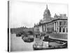 Custom House, Dublin, Ireland, Late 19th Century-John L Stoddard-Stretched Canvas