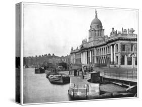 Custom House, Dublin, Ireland, Late 19th Century-John L Stoddard-Stretched Canvas