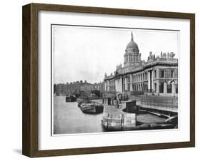 Custom House, Dublin, Ireland, Late 19th Century-John L Stoddard-Framed Giclee Print