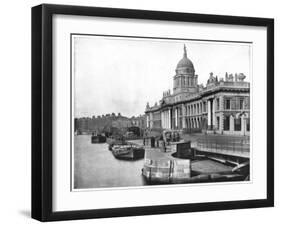 Custom House, Dublin, Ireland, Late 19th Century-John L Stoddard-Framed Giclee Print