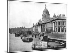 Custom House, Dublin, Ireland, Late 19th Century-John L Stoddard-Mounted Giclee Print