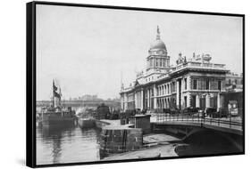 Custom House, Dublin-null-Framed Stretched Canvas