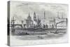 Custom House, London, C1840-John Newman-Stretched Canvas