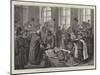 Custom-House Officers Examining Passengers' Luggage from Germany-Johann Nepomuk Schonberg-Mounted Giclee Print