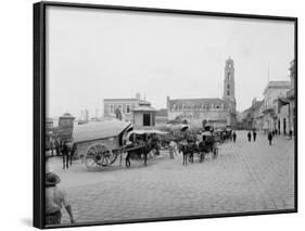 Custom House Plaza, Havana-null-Framed Photo