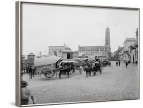 Custom House Plaza, Havana-null-Framed Photo