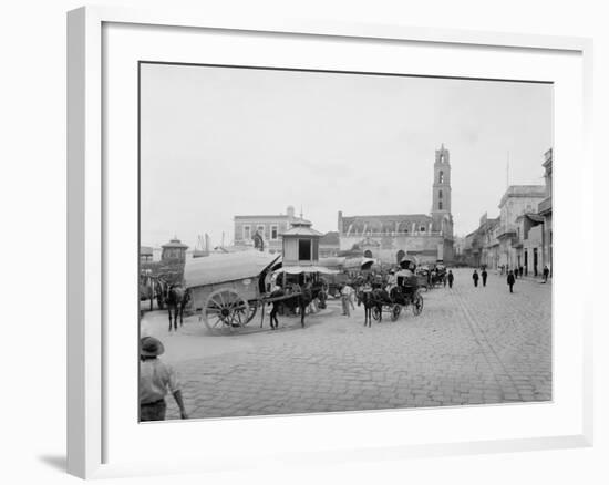 Custom House Plaza, Havana-null-Framed Photo