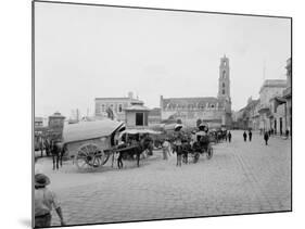 Custom House Plaza, Havana-null-Mounted Photo